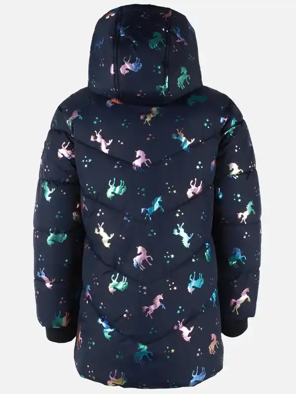 Bild 3 von Mädchen Steppjacke mit Einhornprint Blau