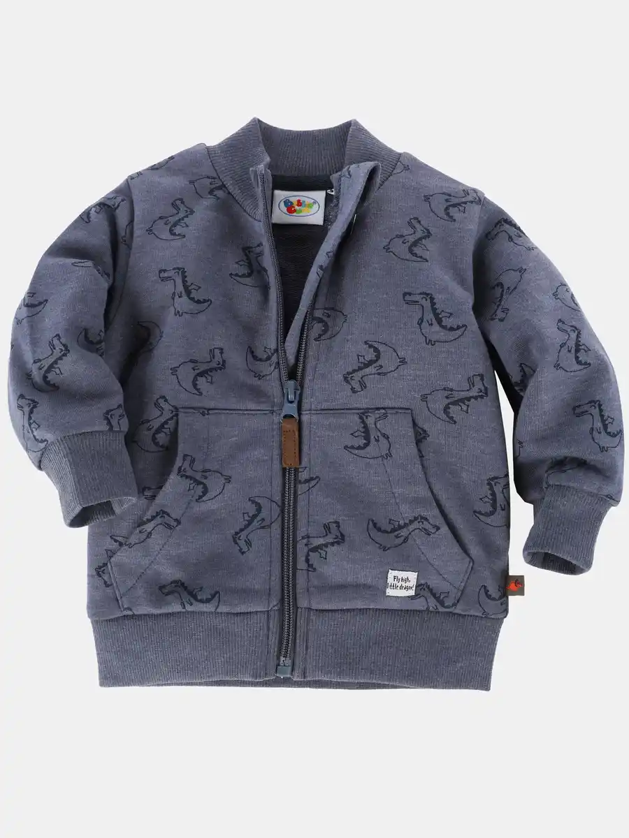 Bild 2 von Baby Sweatcardigan mit Alloverprint Marine