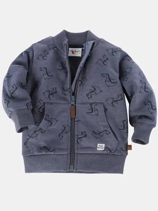 Bild 2 von Baby Sweatcardigan mit Alloverprint Marine