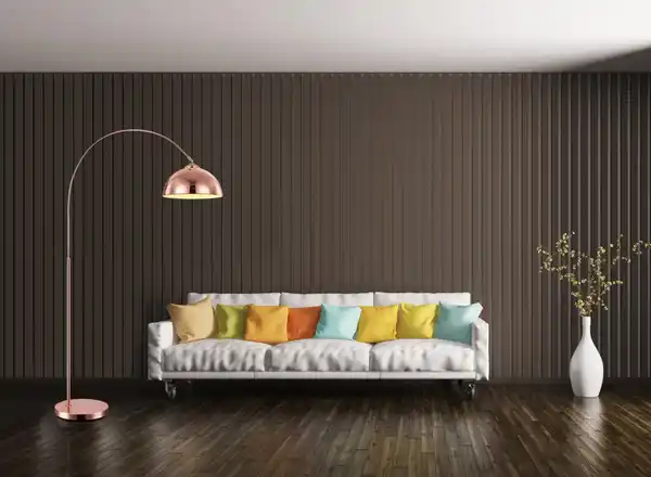 Bild 2 von Lighting - NEWCASTLE - Stehleuchte Metall kupferfarben, 1x E27