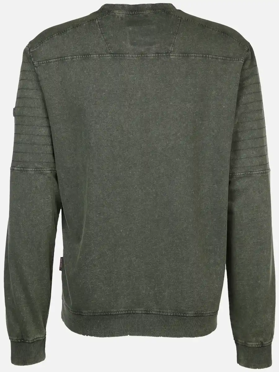 Bild 2 von Herren Sweatshirt mit Brusttasche Oliv