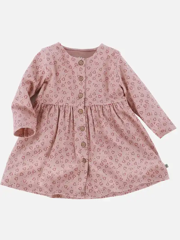 Bild 1 von Baby Mädchen Kleid mit Alloverprint Rosa