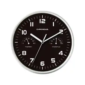 Quarz-Wanduhr - Schwarz