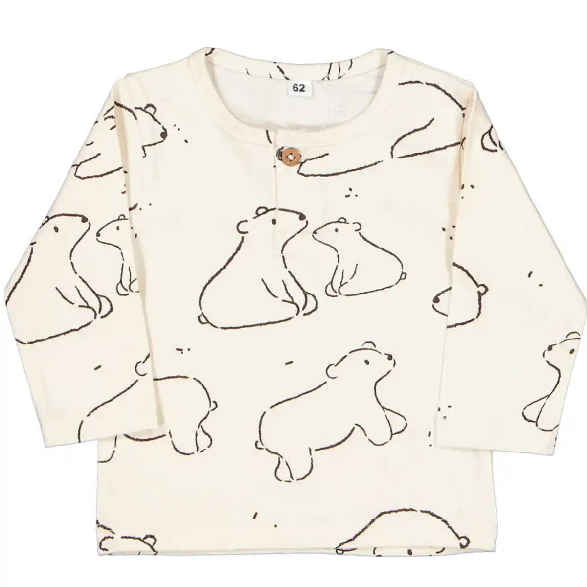 Bild 1 von Baby-T-Shirt Lange Ärmel, Sandfarben, 50