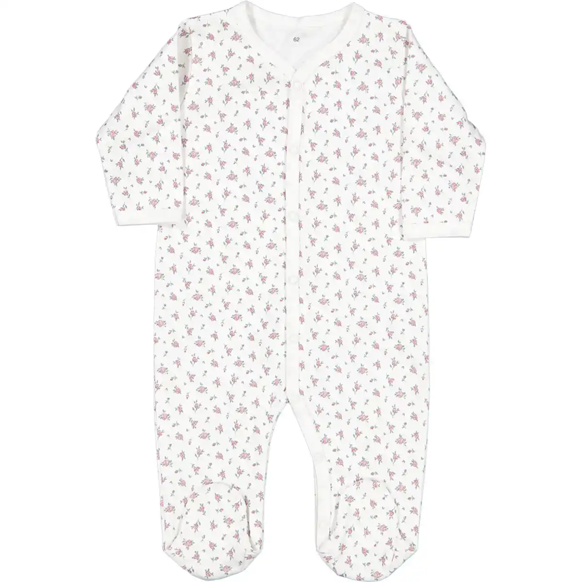 Bild 1 von Baby Pyjama Lange Ärmel Strampler mit Füßchen, Violett, 62