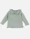 Bild 1 von Baby Mädchen Langarmshirt mit Rüschenkragen Salbei