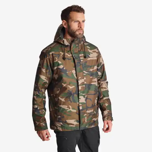 Bild 1 von Regenjacke 100 warm Camouflage Woodland