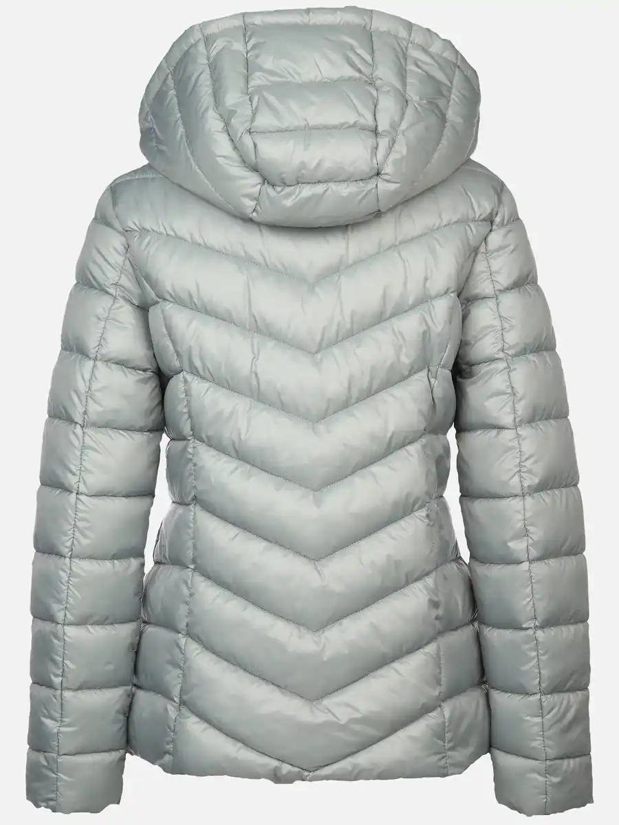 Bild 2 von Damen Steppjacke mit abnehmbarer Kapuze Türkis