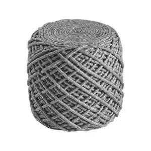 Novel Pouf  Silber  Textil