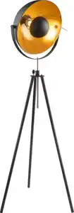 Lighting - LENN - Stehleuchte Metall schwarz, 1x E27