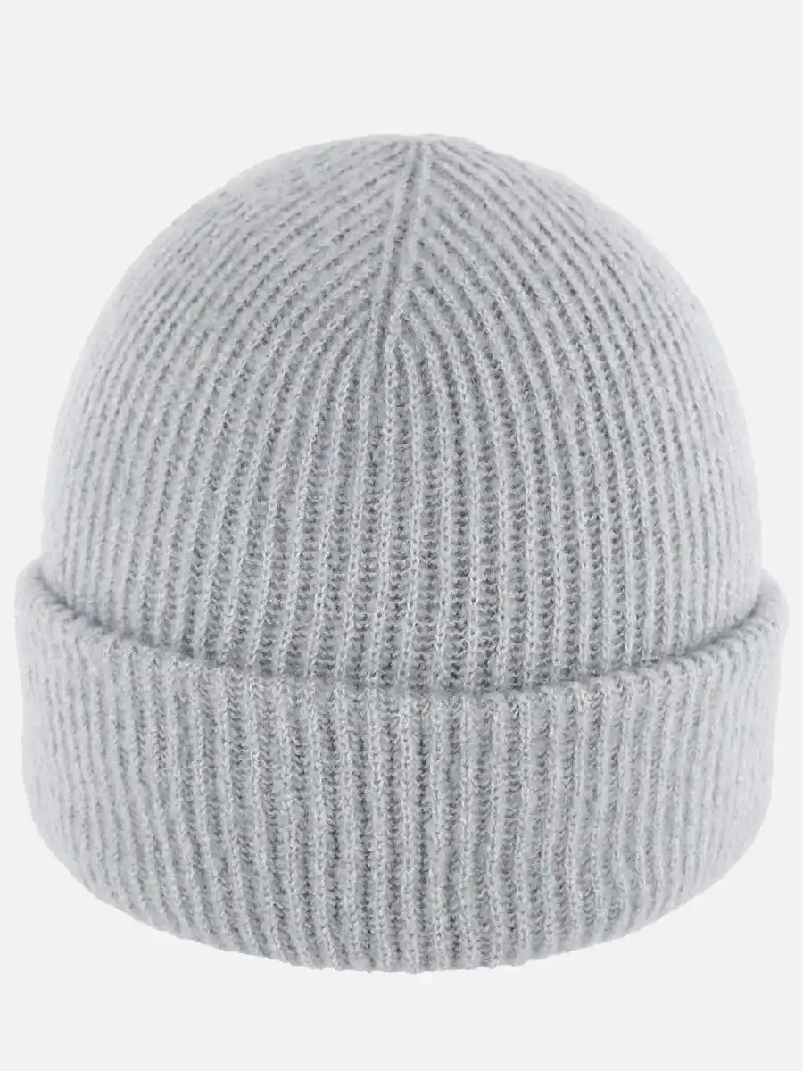 Bild 1 von Damen Beanie mit Umschlag Grau