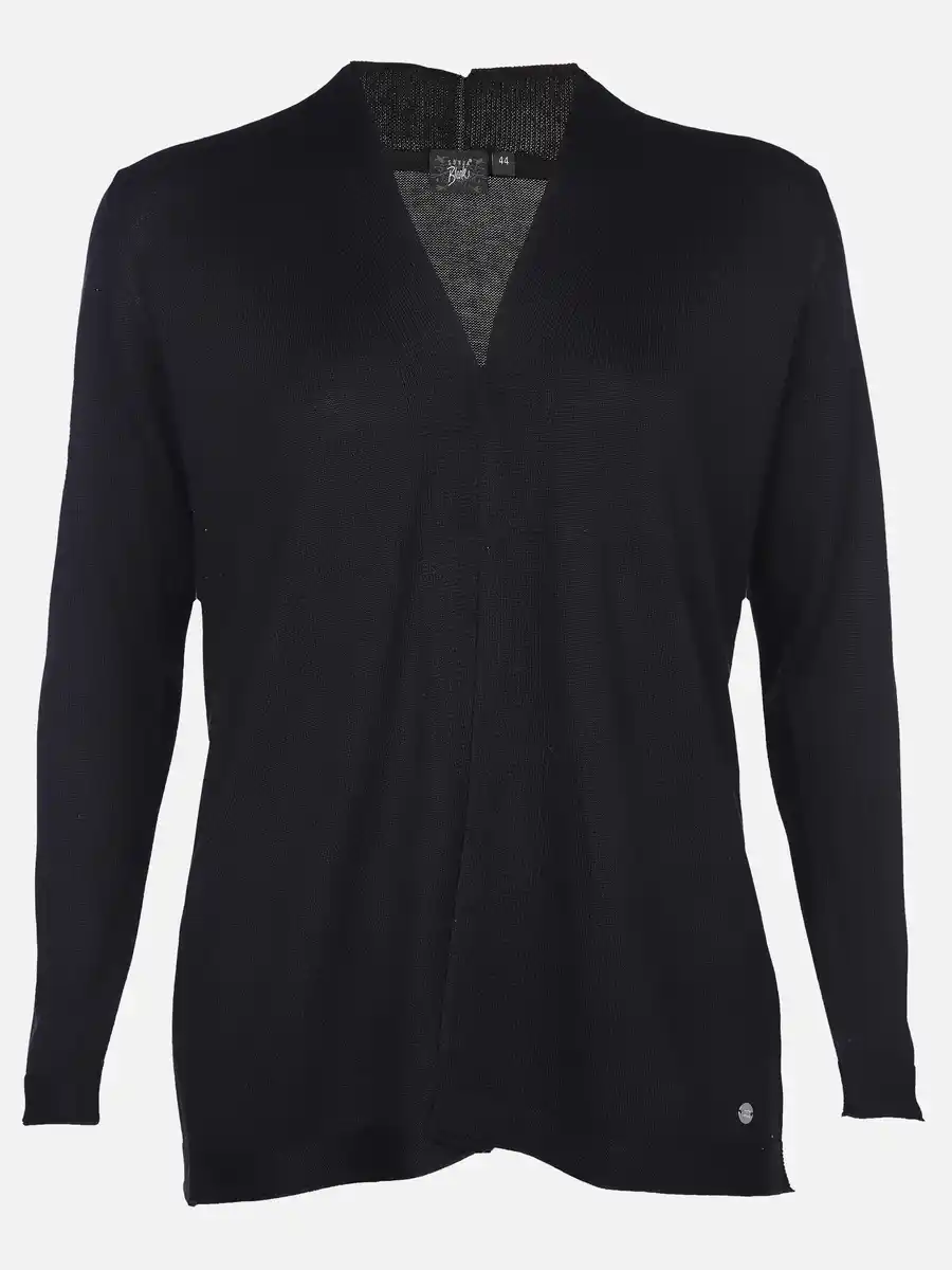 Bild 1 von Große Größen Strickcardigan Schwarz