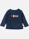 Bild 1 von Baby Sweatshirt mit Dino-Flockschriftzug Blau