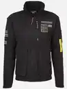 Bild 1 von Herren Fleecejacke mit Patches Grau