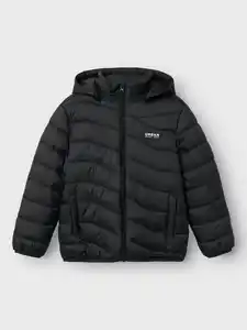 Jungen Steppjacke Schwarz