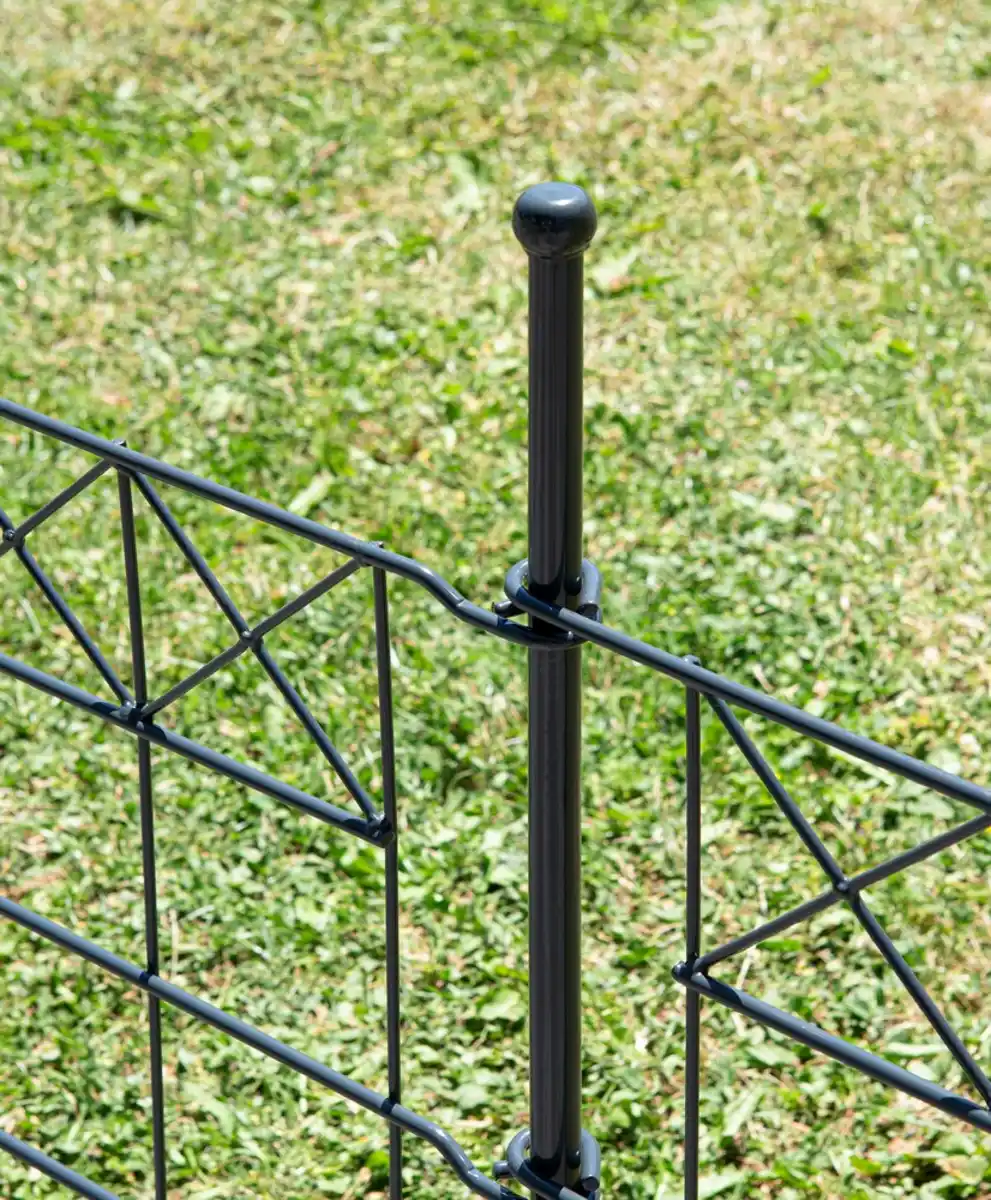 Bild 3 von Zaun-4er Set, ca. 1000 x 600 mm - Grau, 21FS12