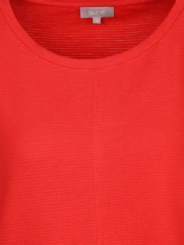 Bild 3 von Damen Ottoman Shirt mit 3/4 Arm Rot