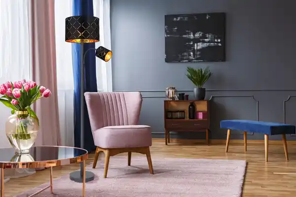 Bild 2 von Lighting - SUNNA - Stehleuchte Metall schwarz, 1x E27