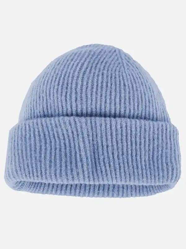 Bild 2 von Damen Beanie mit Umschlag Blau