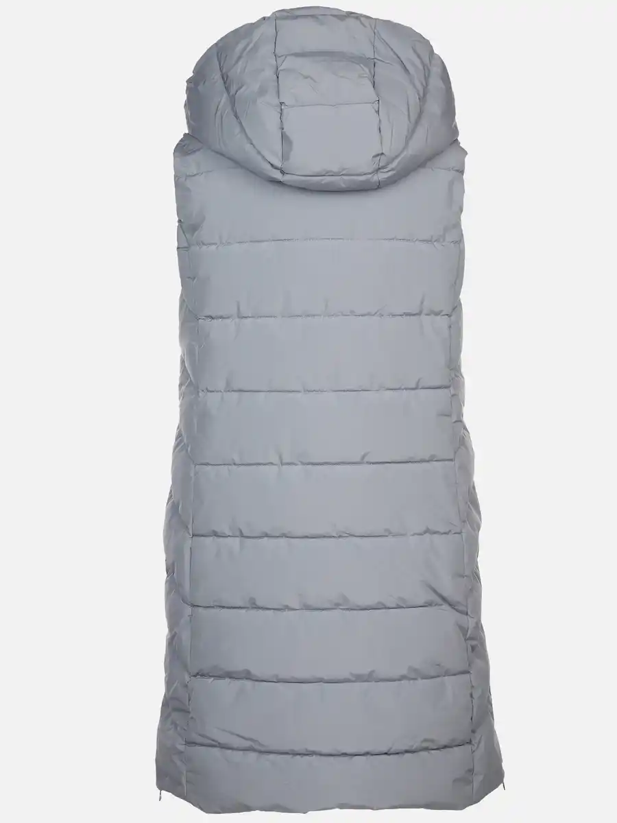 Bild 2 von Damen Steppweste in langer Form Blau