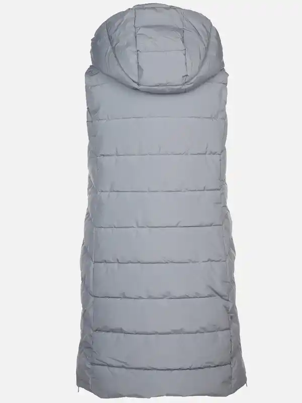 Bild 2 von Damen Steppweste in langer Form Blau