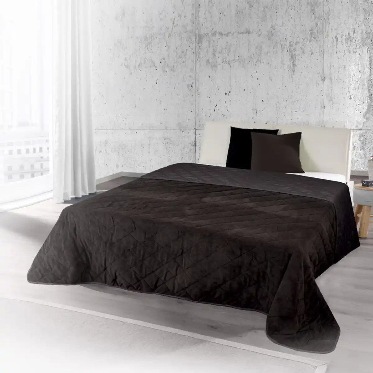 Bild 2 von XXL Luxus Tagesdecke "Samt"