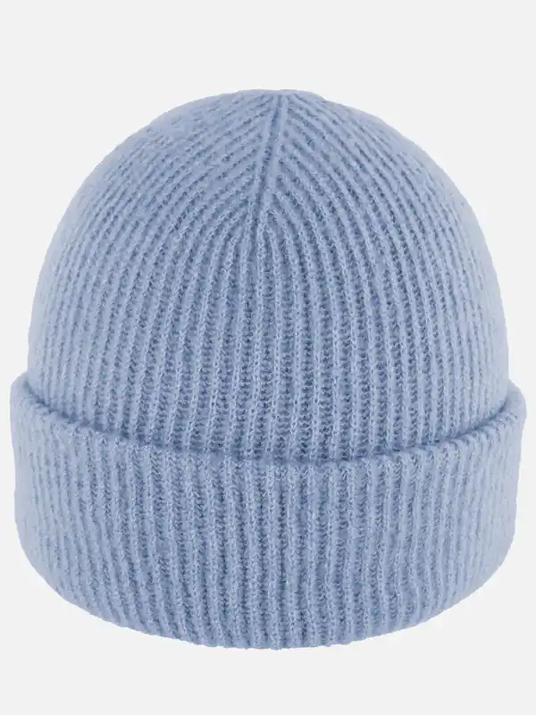 Bild 1 von Damen Beanie mit Umschlag Blau