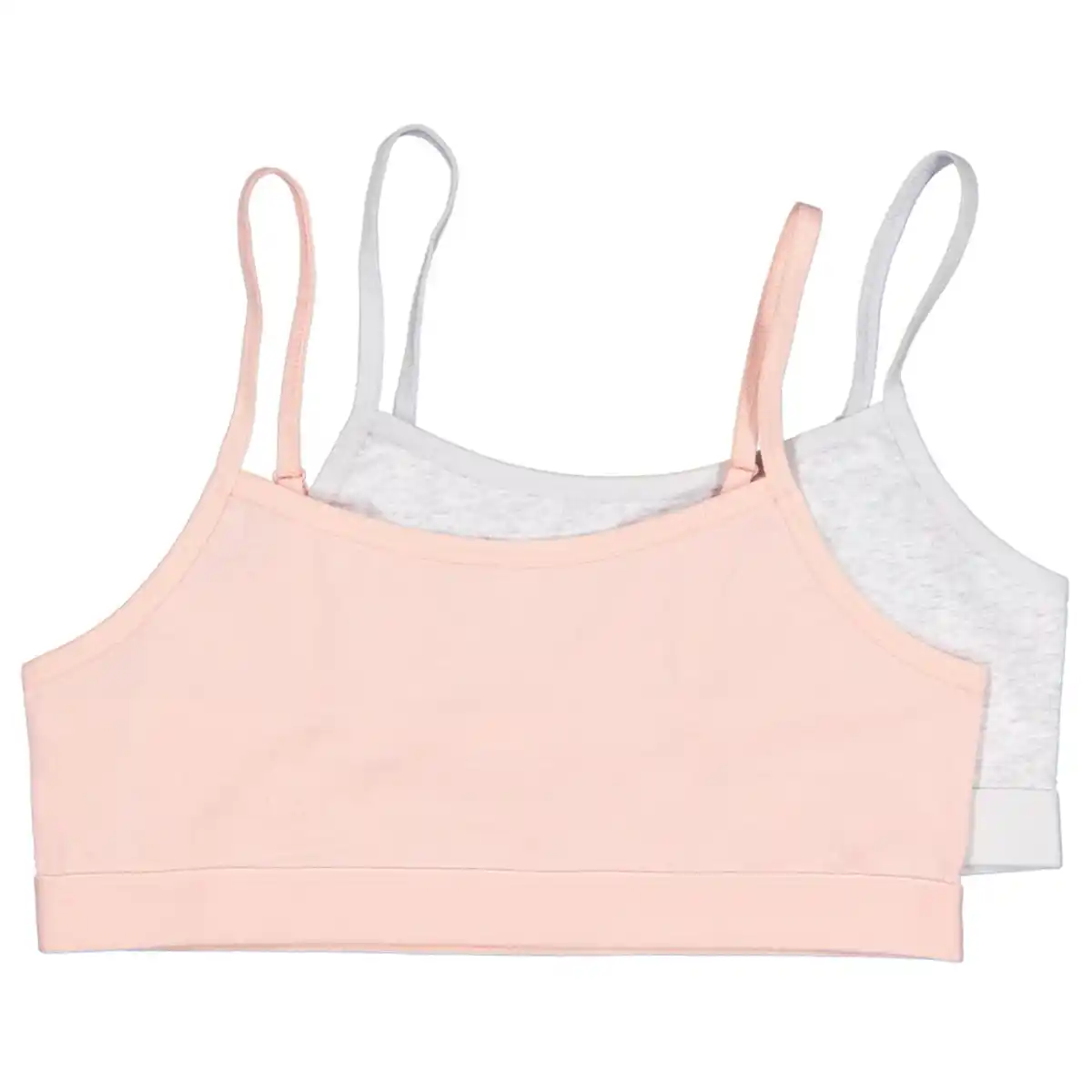 Bild 1 von Bauchfreies Teenagertop 2er-Pack, Hellrosa, 170/176