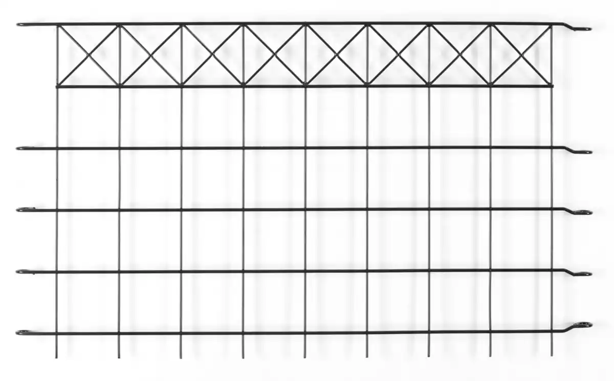 Bild 4 von Zaun-4er Set, ca. 1000 x 600 mm - Grau, 21FS12
