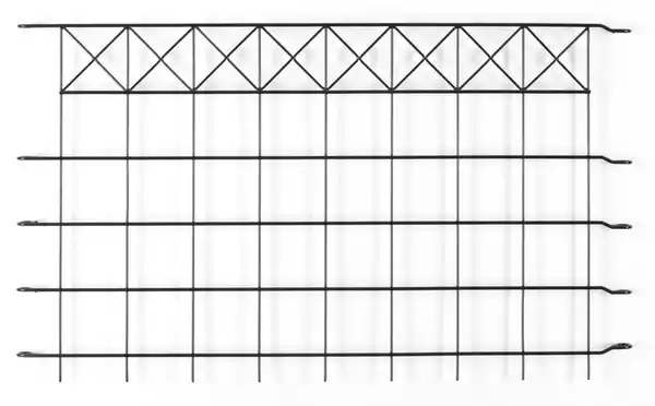 Bild 4 von Zaun-4er Set, ca. 1000 x 600 mm - Grau, 21FS12