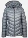 Bild 1 von Damen Steppjacke mit abnehmbarer Kapuze Blau