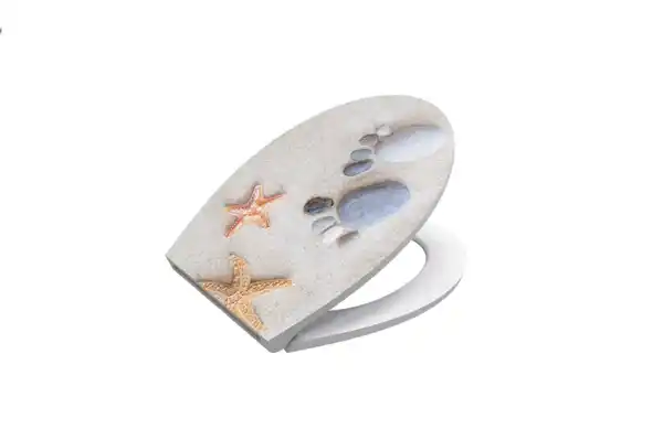 Bild 4 von Duschwell Duroplast WC-Sitz Water Printing - Steinabdruck