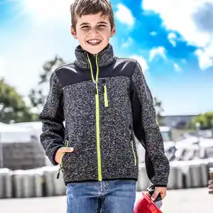 PRO Kinder Strickfleece Jacke