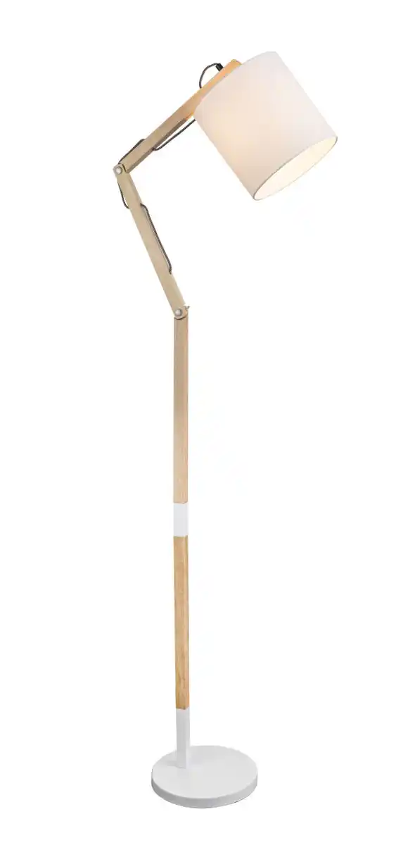 Bild 3 von Lighting - MATTIS - Stehleuchte Metall weiß, 1x E27