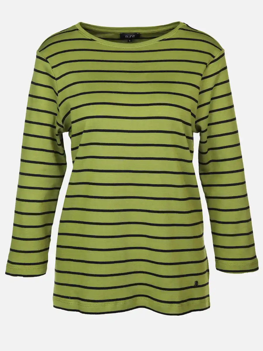 Bild 1 von Damen Streifen Shirt Grün