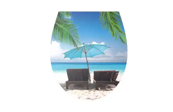 Bild 2 von Duschwell Duroplast WC-Sitz Carving Printing - Beach