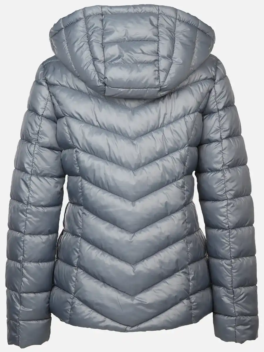 Bild 2 von Damen Steppjacke mit abnehmbarer Kapuze Blau