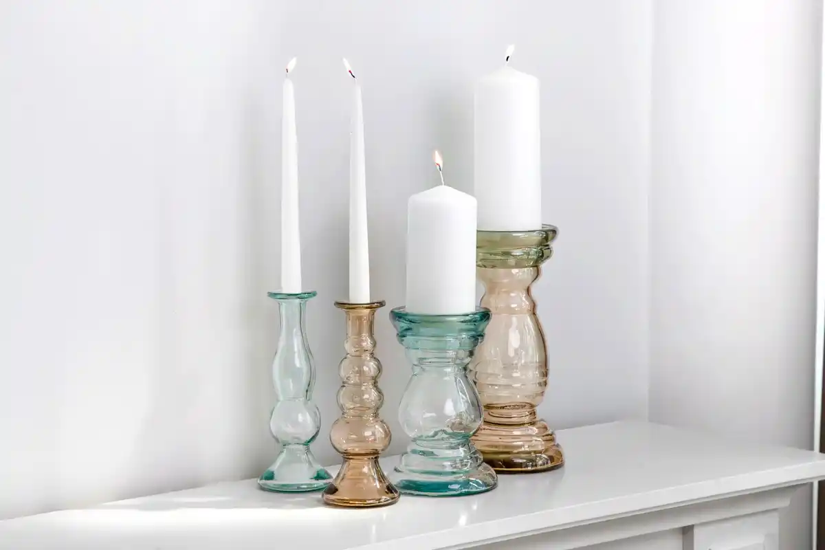 Bild 1 von Glas-Kerzenleuchter 'Enzo' versch. Ausführungen