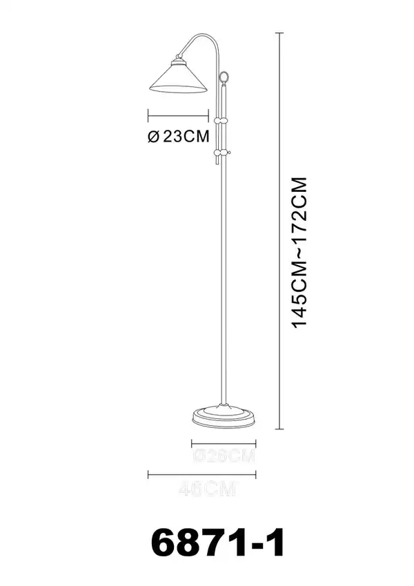 Bild 2 von Lighting - LANDLIFE - Stehleuchte Metall, 1x E27