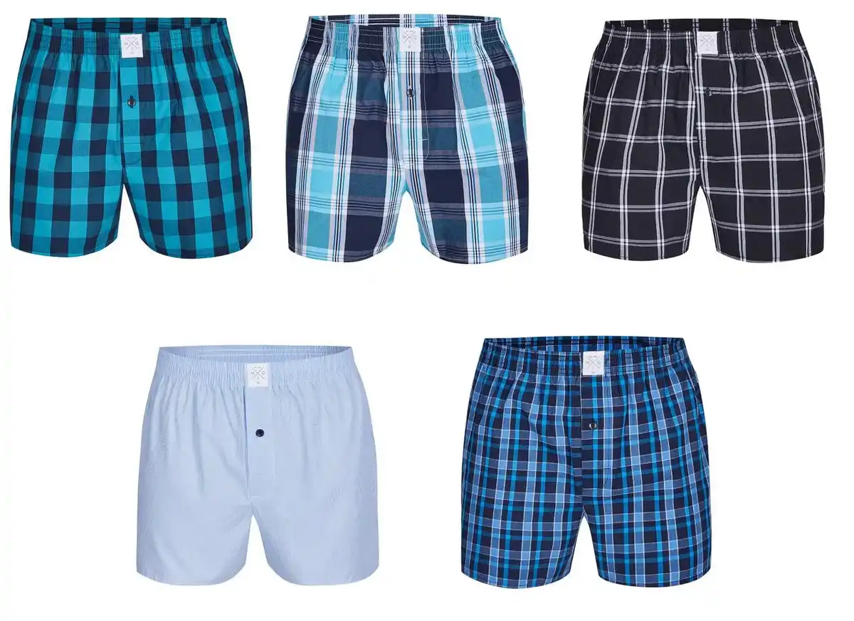 Bild 1 von MG-1 Boxershorts MG-43-622-00 Größe XXL 5er Pack Herren Unterhosen Baumwolle
