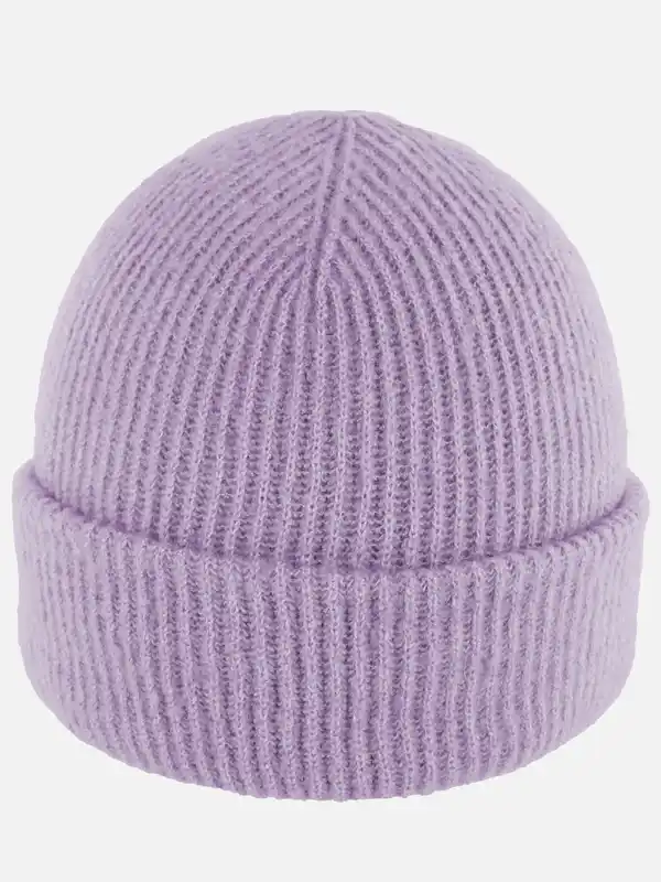 Bild 1 von Damen Beanie mit Umschlag Lila