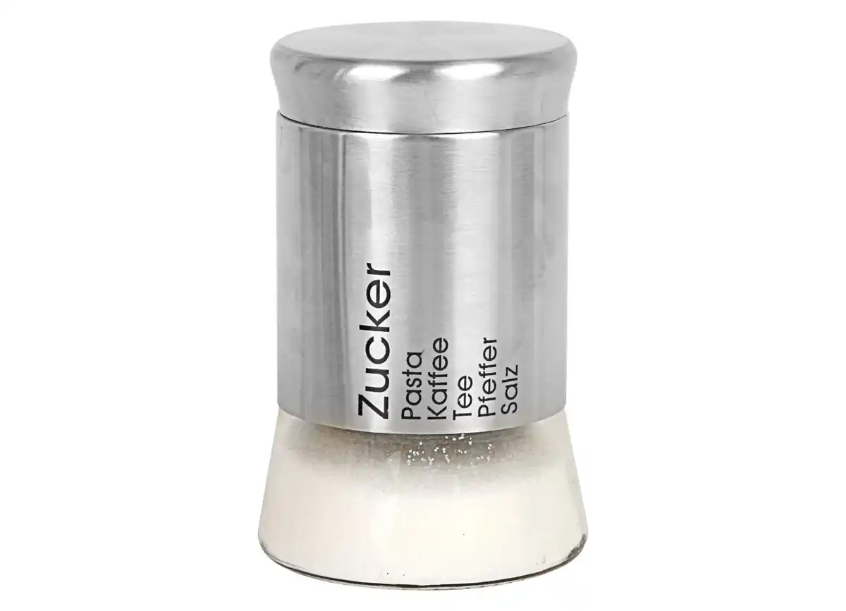 Bild 1 von Vorratsglas 1l Praktisches Vorratsglas mit Schraubverschluss und Edelstahlummantelung.