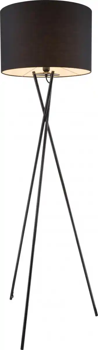 Bild 1 von Lighting - GUSTAV - Stehleuchte Metall schwarz, 1x E27