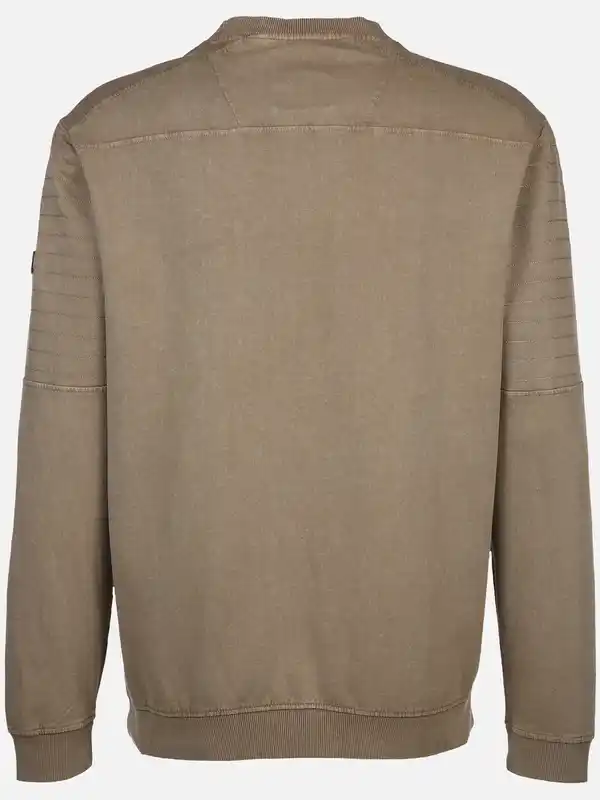 Bild 2 von Herren Sweatshirt mit Brusttasche Beige