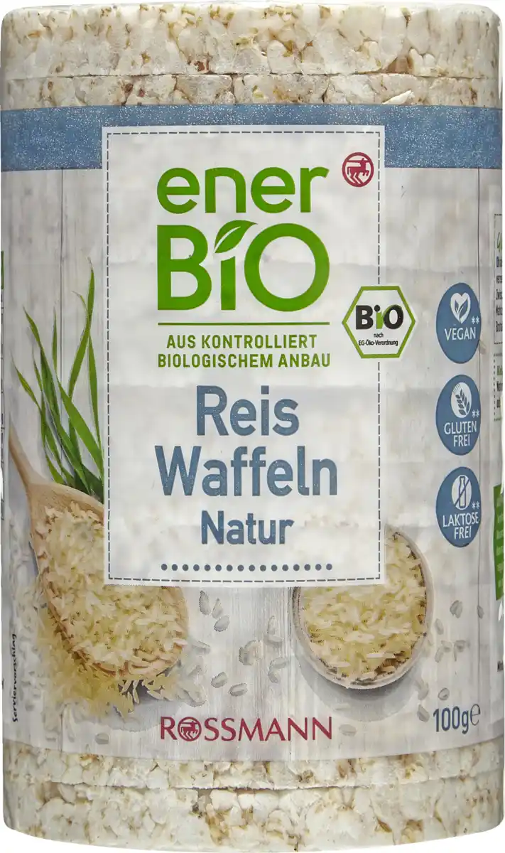 Bild 1 von enerBiO Reis Waffeln Natur, 100 g