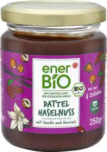 enerBiO Dattel Haselnuss Creme, 250 g