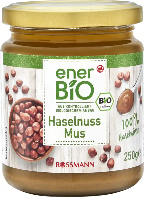 Bild 1 von enerBiO Haselnussmus, 250 g