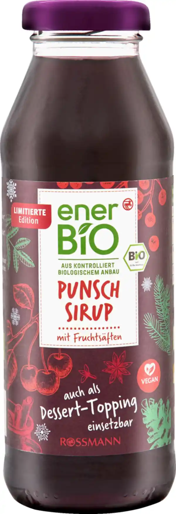 Bild 1 von enerBiO Punsch Sirup, 280 ml