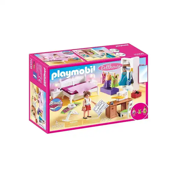 Bild 1 von PLAYMOBIL® 70208 - Dollhouse - Schlafzimmer mit Nähecke