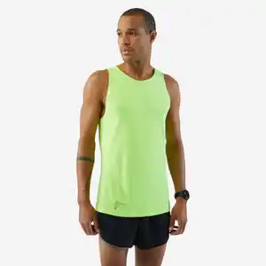 Laufshirt ärmellos Tank-Top atmungsaktiv Kiprun Light Herren